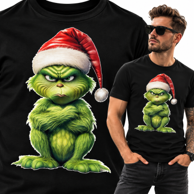 KOSZULKA ŚWIĄTECZNA BAD GRINCH